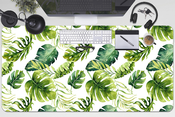 Protège bureau Feuilles exotiques