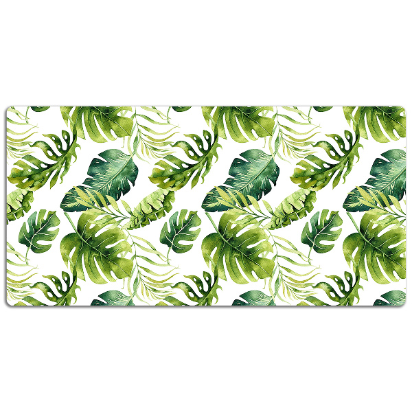 Protège bureau Feuilles exotiques