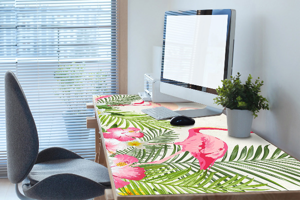 Tapis de bureau Deux flamants