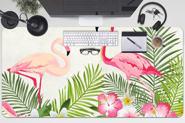 Tapis de bureau Deux flamants