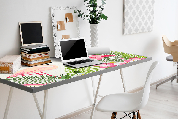 Tapis de bureau Deux flamants