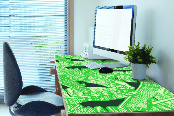 Sous-main bureau Palmiers exotiques