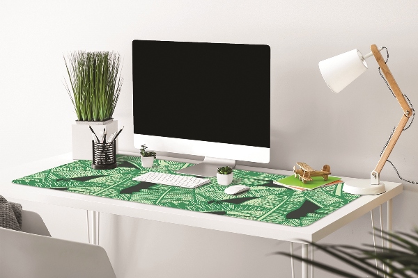 Sous-main bureau Palmiers exotiques