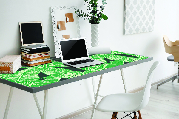 Sous-main bureau Palmiers exotiques