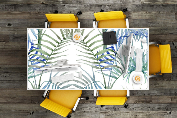Protège bureau Feuilles tropicales