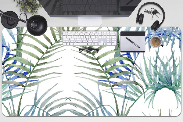 Protège bureau Feuilles tropicales