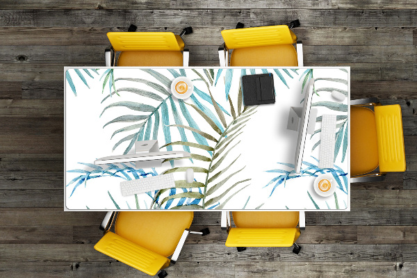 Protège bureau Feuilles tropicales