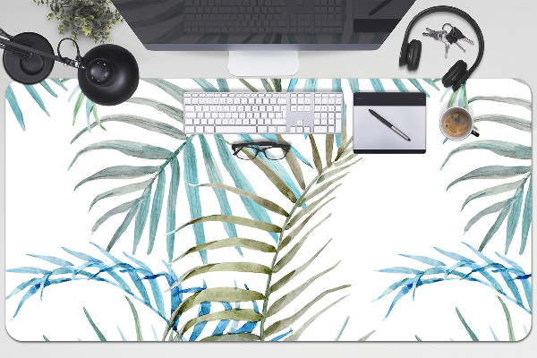 Protège bureau Feuilles tropicales