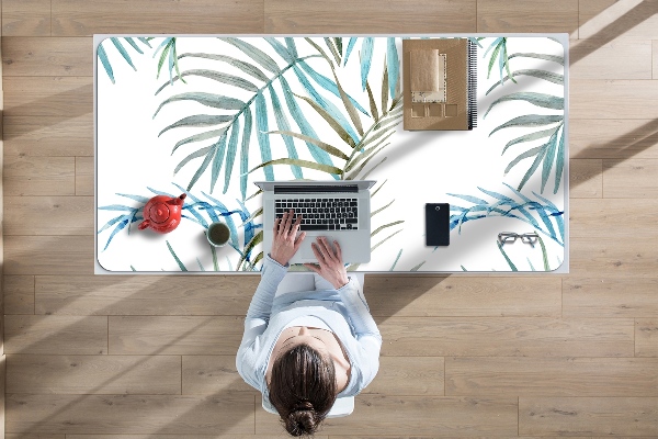 Protège bureau Feuilles tropicales
