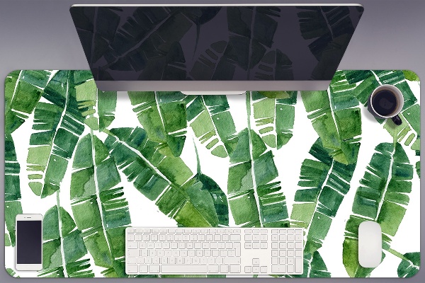 Protège bureau Feuilles exotiques