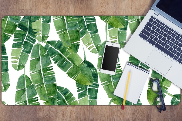 Protège bureau Feuilles exotiques