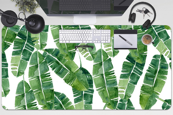 Protège bureau Feuilles exotiques