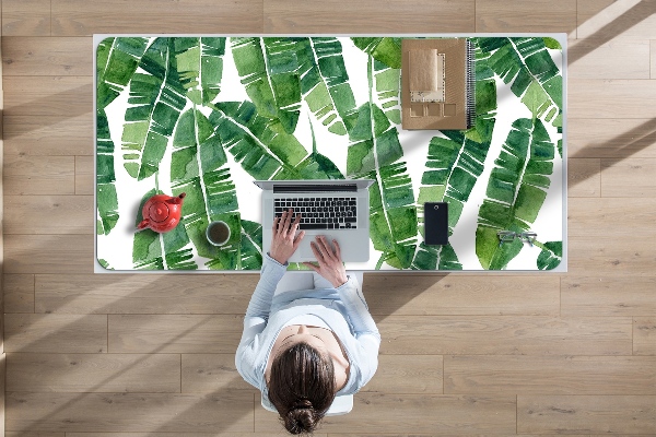 Protège bureau Feuilles exotiques
