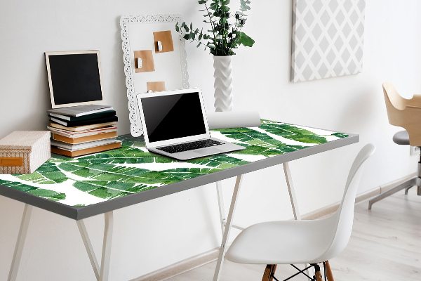 Protège bureau Feuilles exotiques
