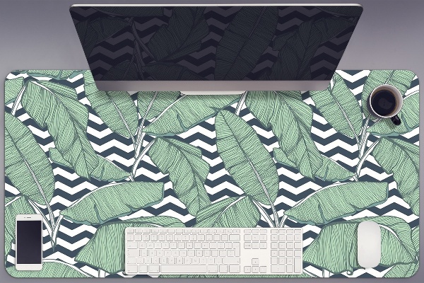 Protège bureau Feuilles tropicales