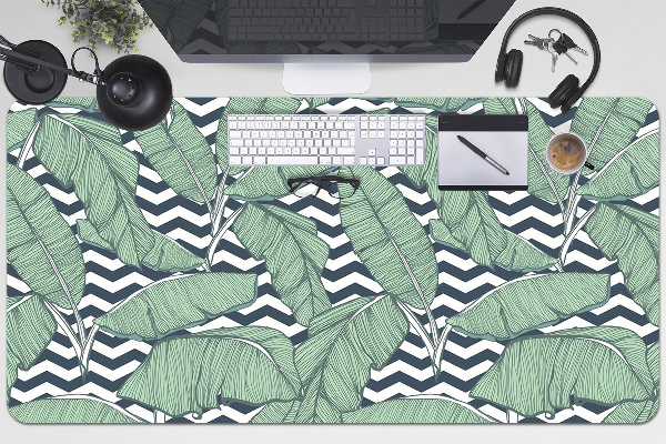 Protège bureau Feuilles tropicales