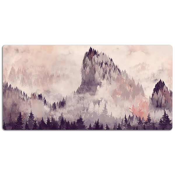 Tapis de bureau Montagne dans la forêt