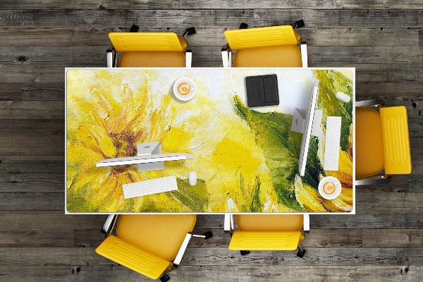Sous main de bureau Tournesols