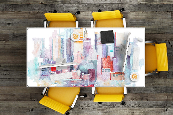 Tapis de bureau Ville