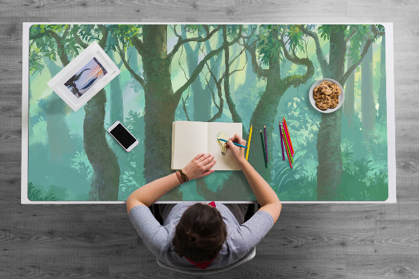 Sous main de bureau forêt Noire