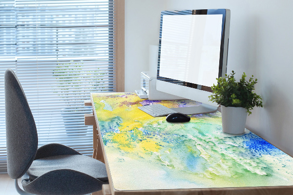 Sous-main bureau Taches colorées