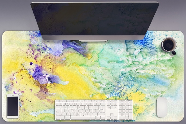 Sous-main bureau Taches colorées