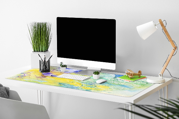 Sous-main bureau Taches colorées