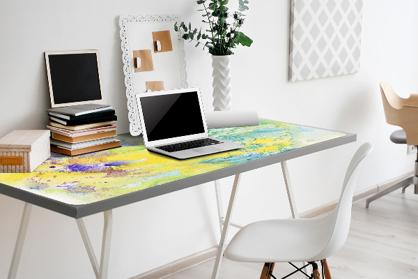 Sous-main bureau Taches colorées