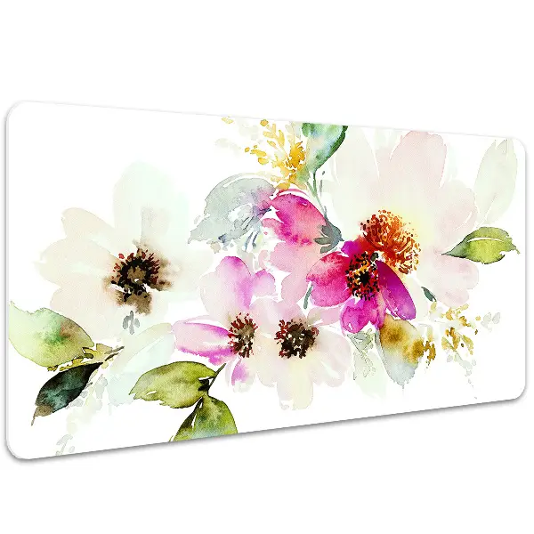 Sous-main bureau Bouquet de fleurs