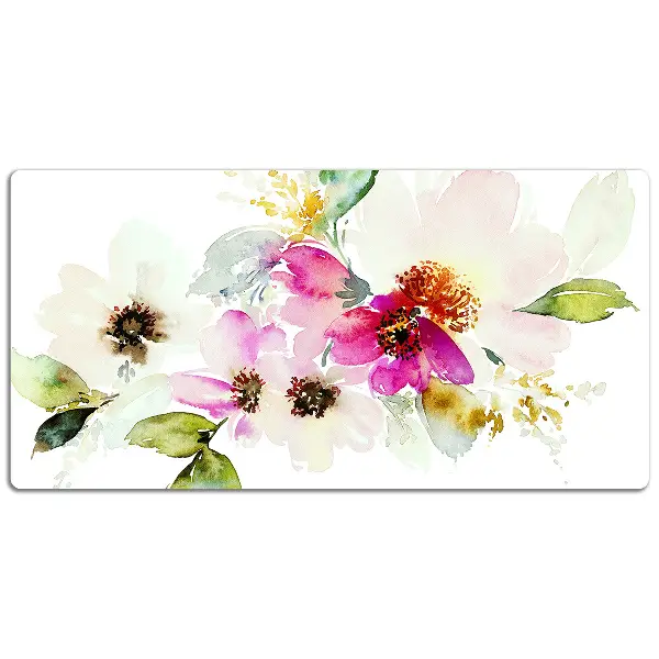 Sous-main bureau Bouquet de fleurs