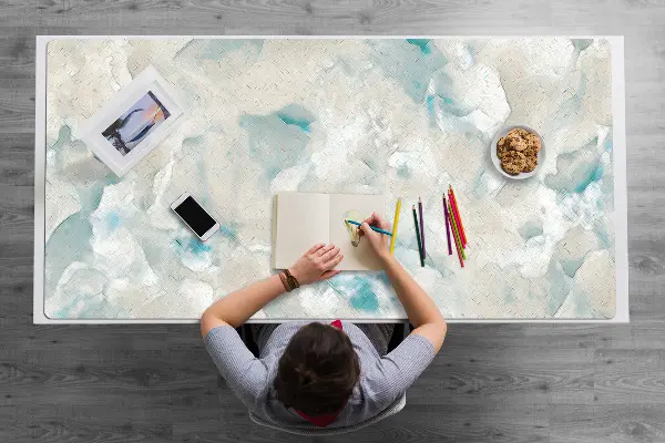 Sous-main bureau Abstraction de marbre