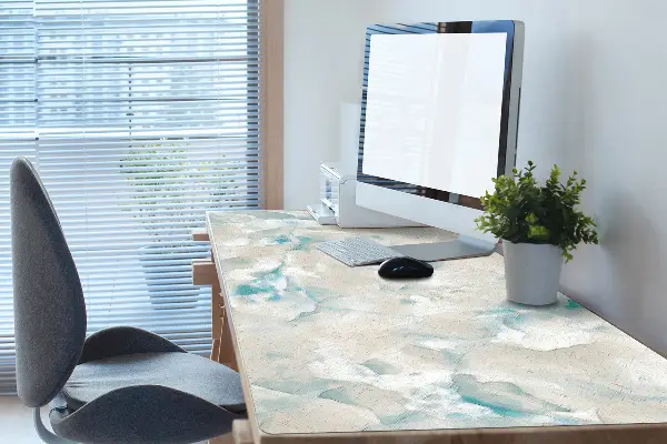 Sous-main bureau Abstraction de marbre