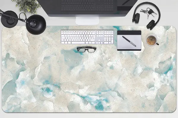 Sous-main bureau Abstraction de marbre