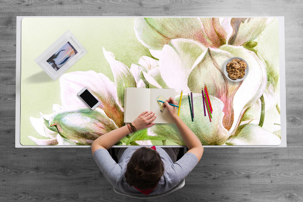 Tapis de bureau Fleurs de magnolia