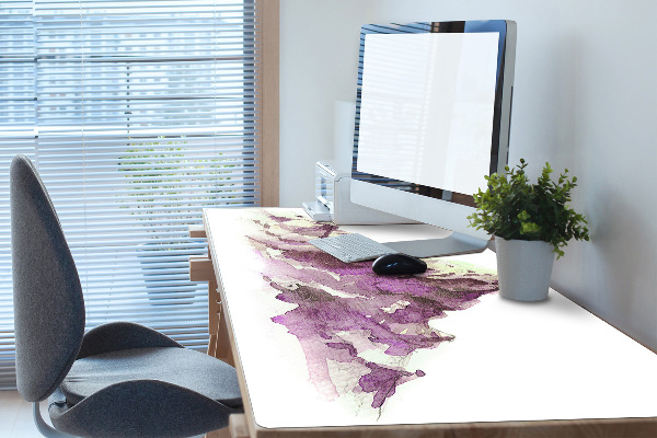 Sous main de bureau Montagnes d'hiver