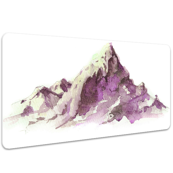 Sous main de bureau Montagnes d'hiver