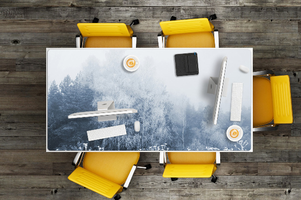 Sous main de bureau Arbres d'hiver