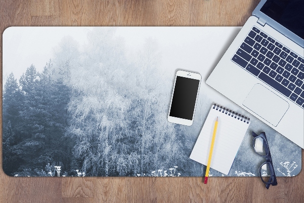 Sous main de bureau Arbres d'hiver