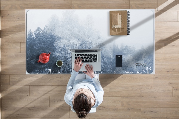 Sous main de bureau Arbres d'hiver