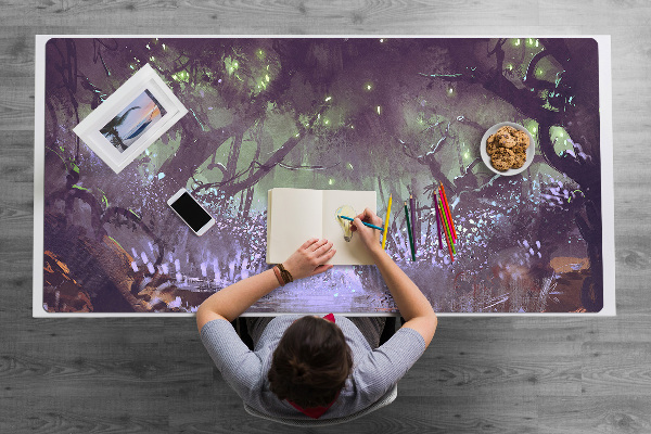 Sous main de bureau forêt Noire
