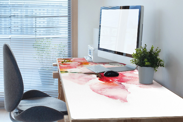 Tapis de bureau Fleurs aquarelles
