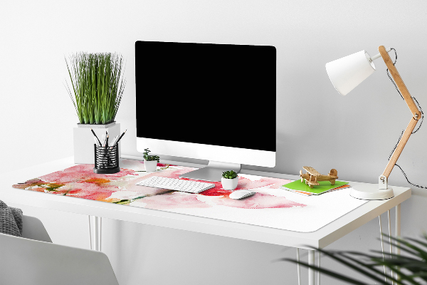 Tapis de bureau Fleurs aquarelles