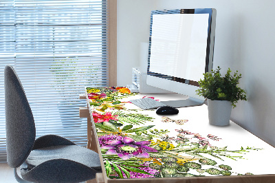 Sous-main bureau Plantes tropicales