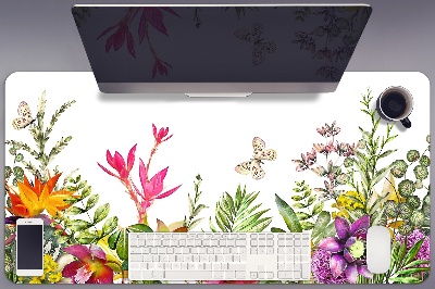 Sous-main bureau Plantes tropicales