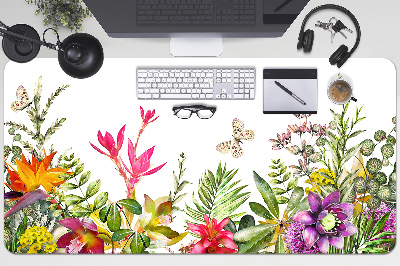 Sous-main bureau Plantes tropicales