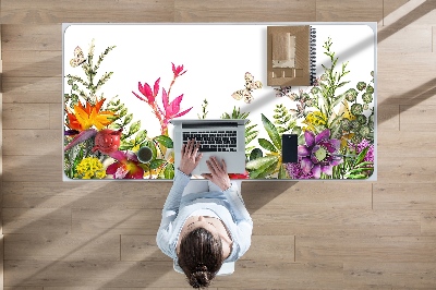 Sous-main bureau Plantes tropicales