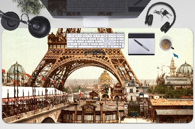 Sous-main bureau Tour rétro Eiffel