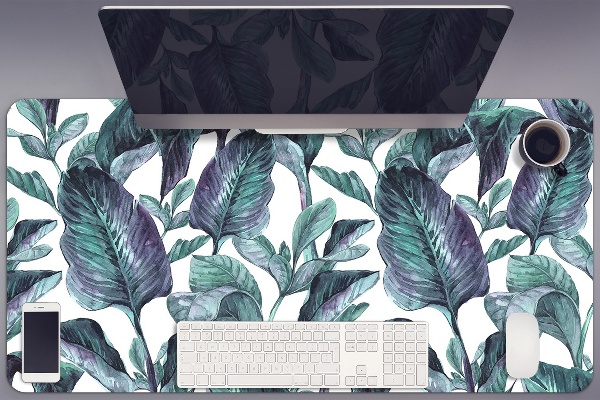 Protège bureau Feuilles exotiques
