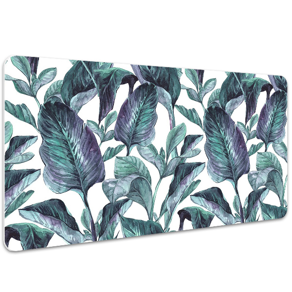 Protège bureau Feuilles exotiques