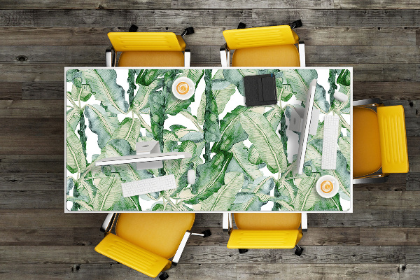 Sous-main bureau Feuilles de banane
